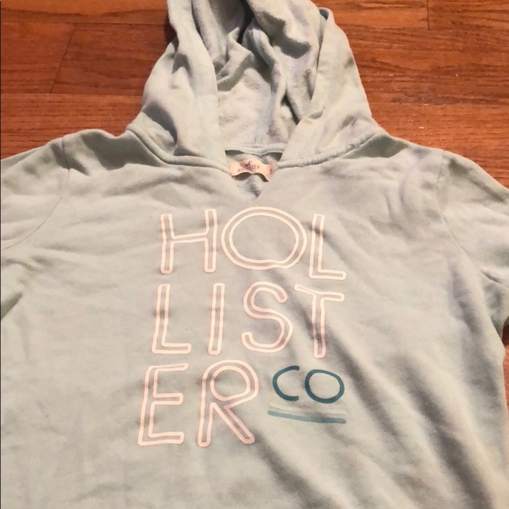 MINT BLUE / LIGHT BLUE S HOLLISTER  HOODIE